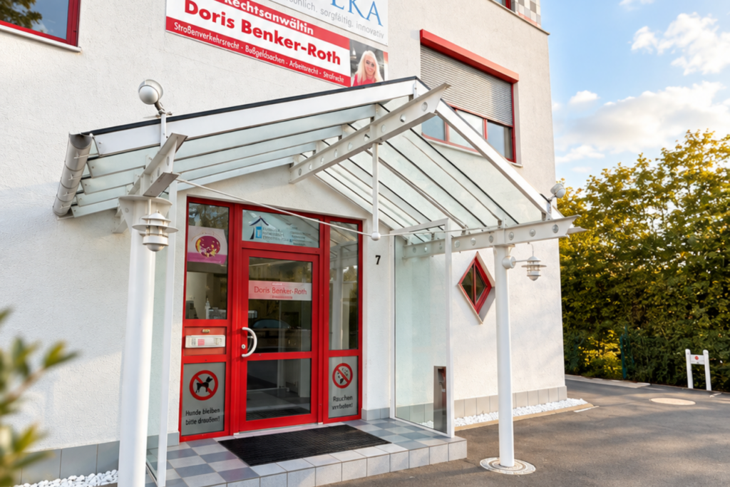 Eingang des Büros Am Pfaffenfleck 7 in Bayreuth